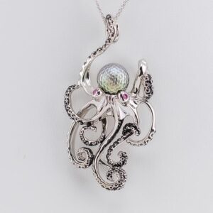 Galetea Large Octopus Pendant