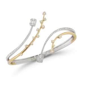 white and yellow gold diamond bracelet