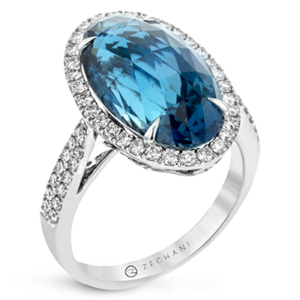 Blue Topaz Ring