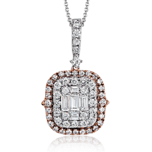 Rose Gold and Diamond Pendent