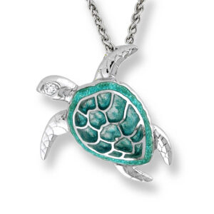 Green Sea Turtle Necklace