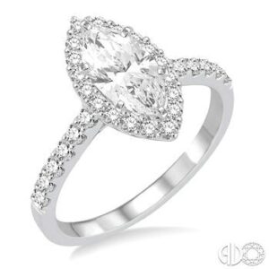 Ashi Semi-Mount Diamond Ring