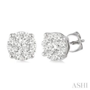 Diamond Stud Earrings 1 CT