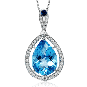 Blue Topaz Pendant