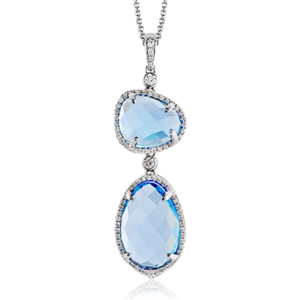 Blue Topaz Pendant