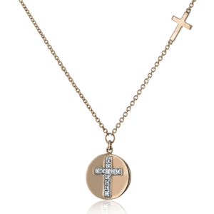 Rose Gold Cross Necklace