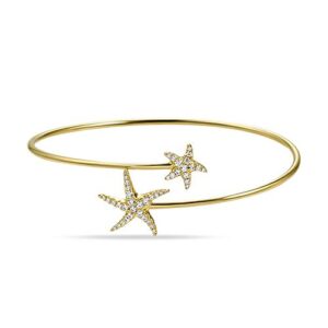 Gold Starfish bangle