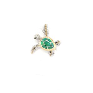 Seafoam Turtle Charm