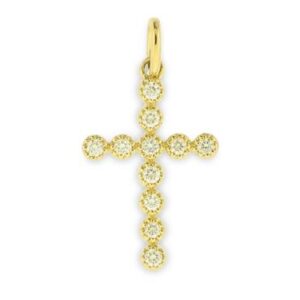 gold diamond cross